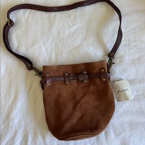 Soren Suede Free People Bucket Bag